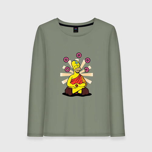 Женский лонгслив Homer Relax / Авокадо – фото 1