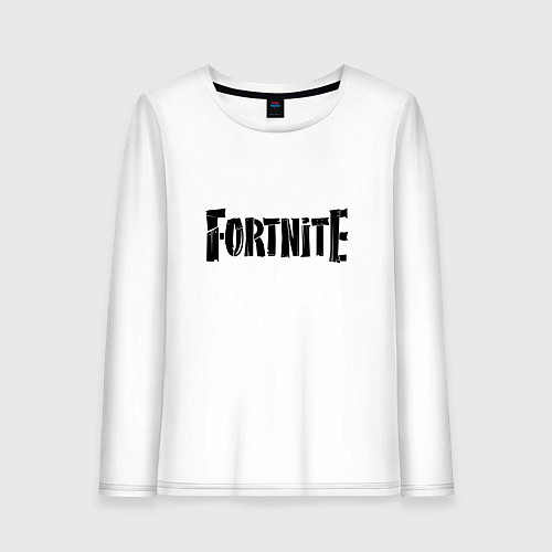 Женский лонгслив Fortnite Logo / Белый – фото 1