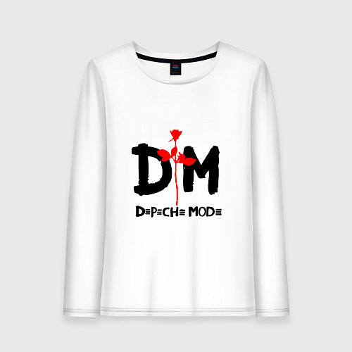 Женский лонгслив Depeche Mode Rose / Белый – фото 1