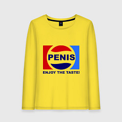 Женский лонгслив Penis. Enjoy the taste