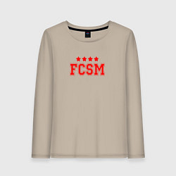 Женский лонгслив FCSM Club
