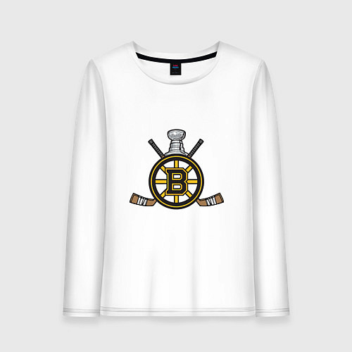 Женский лонгслив Boston Bruins Hockey / Белый – фото 1