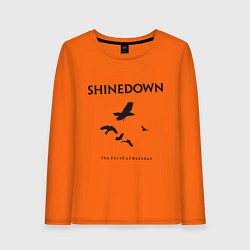 Лонгслив хлопковый женский Shinedown: Sound of Madness, цвет: оранжевый