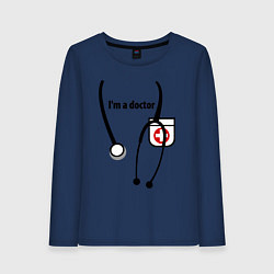 Женский лонгслив I m doctor