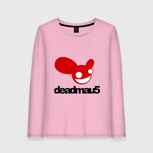 Женский лонгслив DeadMau5 / Светло-розовый – фото 1