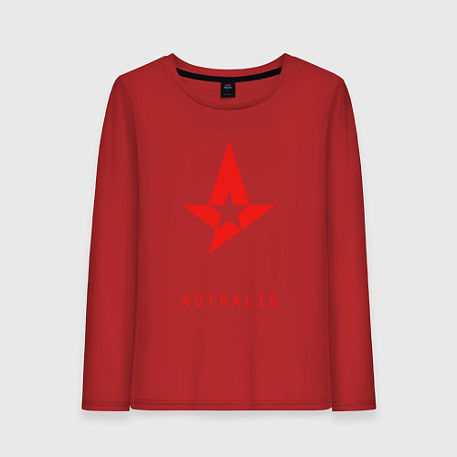 Женский лонгслив Astralis - The Form / Красный – фото 1