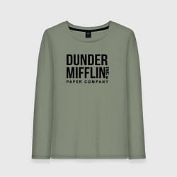 Женский лонгслив Dunder Mifflin