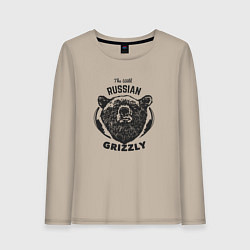 Женский лонгслив Russian Grizzly