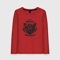 Женский лонгслив Russian Grizzly