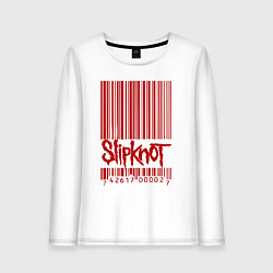 Женский лонгслив Slipknot: barcode