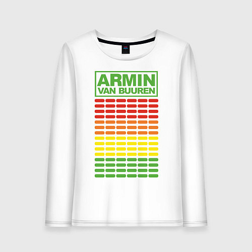 Женский лонгслив Armin van Buuren: EQ / Белый – фото 1