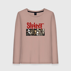 Женский лонгслив Slipknot Faces