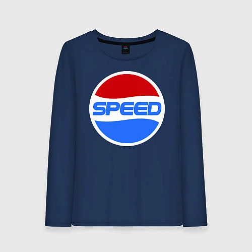 Женский лонгслив Pepsi Speed / Тёмно-синий – фото 1