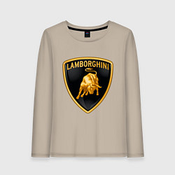 Женский лонгслив Lamborghini logo