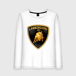 Женский лонгслив Lamborghini logo