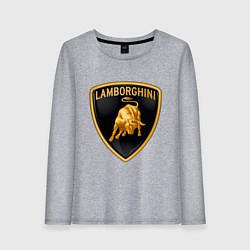 Женский лонгслив Lamborghini logo