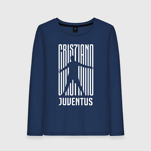 Женский лонгслив Cris7iano Juventus / Тёмно-синий – фото 1