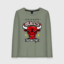 Женский лонгслив Chicago Bulls est. 1966