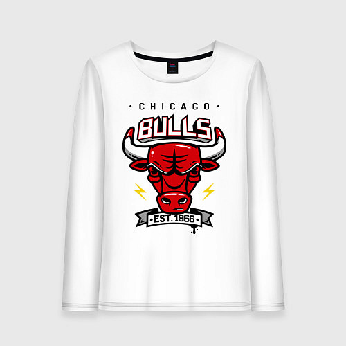 Женский лонгслив Chicago Bulls est. 1966 / Белый – фото 1