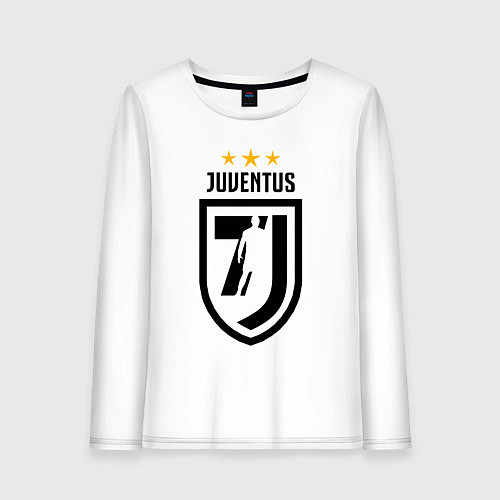 Женский лонгслив Juventus 7J / Белый – фото 1