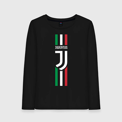 Женский лонгслив FC Juventus: Italy / Черный – фото 1