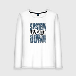 Женский лонгслив System of a Down большое лого