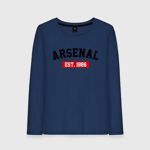 Женский лонгслив FC Arsenal Est. 1886 / Тёмно-синий – фото 1