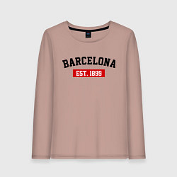 Женский лонгслив FC Barcelona Est. 1899