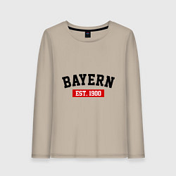 Женский лонгслив FC Bayern Est. 1900