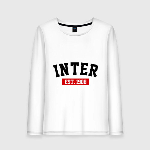 Женский лонгслив FC Inter Est. 1908 / Белый – фото 1