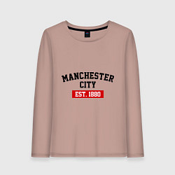 Женский лонгслив FC Manchester City Est. 1880