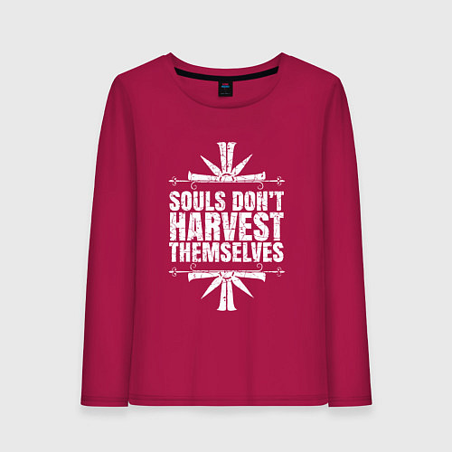 Женский лонгслив Harvest Themselves / Маджента – фото 1
