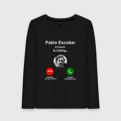 Женский лонгслив Escobar is calling