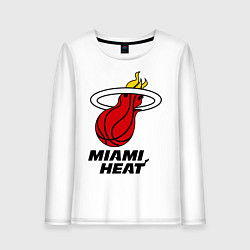 Женский лонгслив Miami Heat-logo
