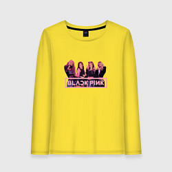 Женский лонгслив Black Pink Band