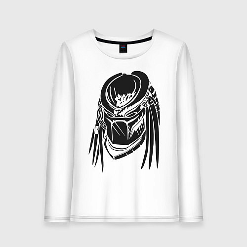 Женский лонгслив Хищник / Белый – фото 1