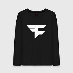 Лонгслив хлопковый женский FAZE Symbol, цвет: черный