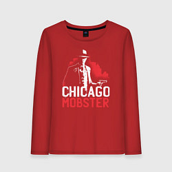 Лонгслив хлопковый женский Chicago Mobster, цвет: красный