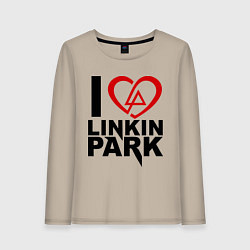 Женский лонгслив I love Linkin Park