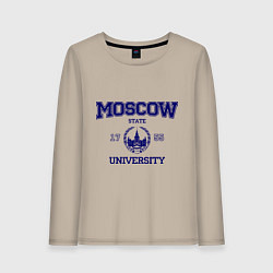Женский лонгслив MGU Moscow University