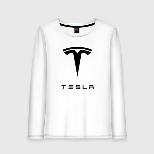 Женский лонгслив TESLA Mobile / Белый – фото 1