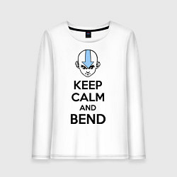 Женский лонгслив Keep Calm & Bend