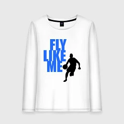 Женский лонгслив Fly like me