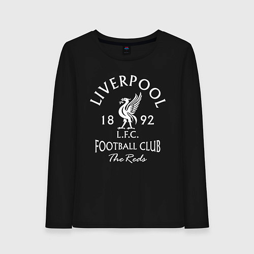 Женский лонгслив Liverpool: Football Club / Черный – фото 1