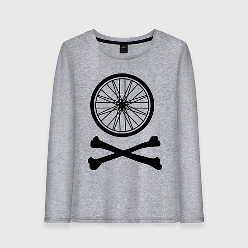 Женский лонгслив Bicycle / Меланж – фото 1