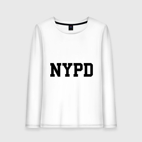 Женский лонгслив NYPD / Белый – фото 1