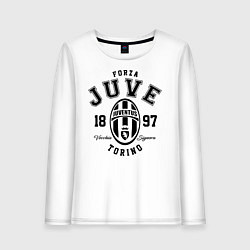 Лонгслив хлопковый женский Forza Juve 1897: Torino, цвет: белый