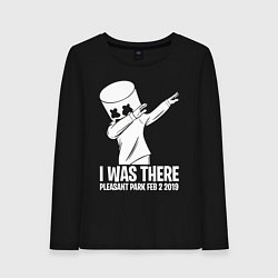 Женский лонгслив Marshmello: I was there