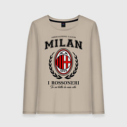 Женский лонгслив Milan: I Rossoneri