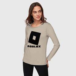 Лонгслив хлопковый женский ROBLOX, цвет: миндальный — фото 2